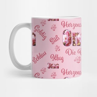 Sweet Oma Pattern - Suesses Oma muster Mug